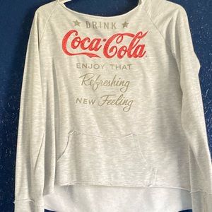 Coca Cola Cropped Hoodie